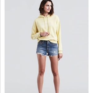 Levi’s 501 high-rise jean shorts size 24